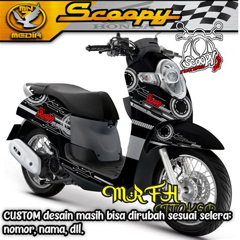 Jual Decal Scoopy Full Body Full Blok Decal Scopy Dekal New Fi 2017