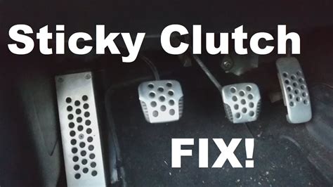 How To Fix Clutch Pedal Sticking Floor