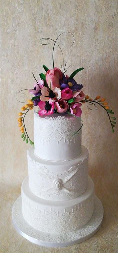 Wedding Cake Decorated Cake By Rositsa Lipovanska Cakesdecor