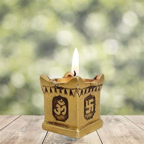 Brass Tulsi Diya Buy Indian Handicrafts Online I Handicrafts Of India