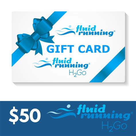 $50 Fluid Running Gift Card - Fluid Running