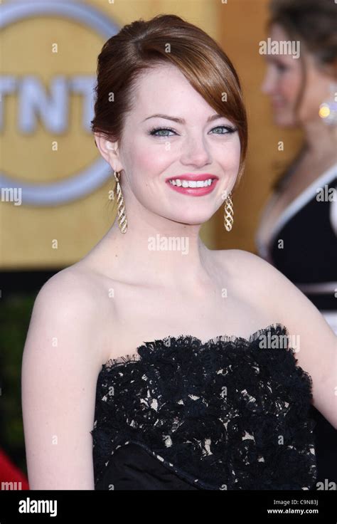 Emma Stone 18th Annual Screen Actors Guild Awards Arrivals Downtown