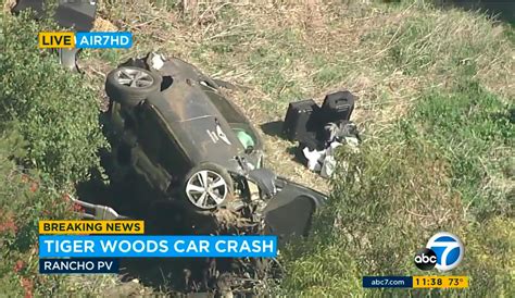 What Car Was Tiger Woods Driving When He Crashed The Us Sun