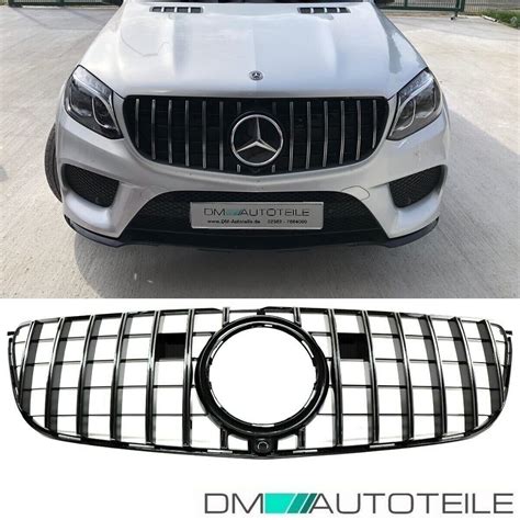 Kühlergrill Chrom für Kamera passt für Mercedes GLS X166 Mopf ab 2015