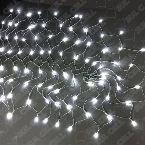 Cortina Rede Pisca Pisca Led 8 2W C 96 Leds Branco Frio 3 X 0 38m 220V