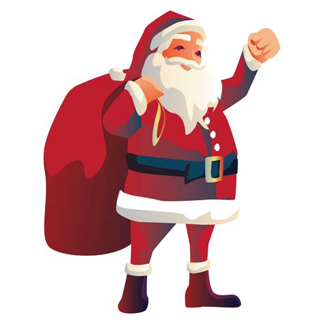 feliz santa claus y celebración en vacaciones de navidad 14463583 PNG