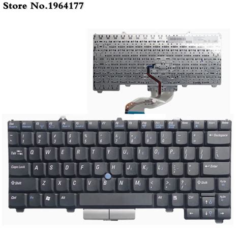 Us Black New English With Pointing Sticks Laptop Keyboard For Dell D