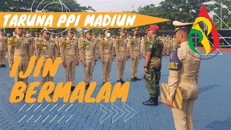 Apel Pemberangkatan Taruna PPI Madiun Melaksanakan IB Ijin Bermalam