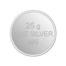 Buy 25gm Silver Coin 1 Count Indiaco Quicklly