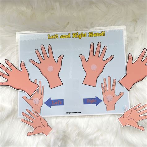 Body Parts Left Right Learning Education Printable Preschool