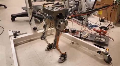 Two Legged Robot Successfully Mimics Human Running And Jumping Without