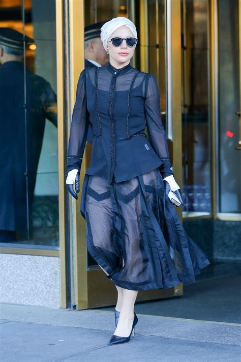 LADY GAGA Leaves Her Apartment in New York 11/21/2015 – HawtCelebs