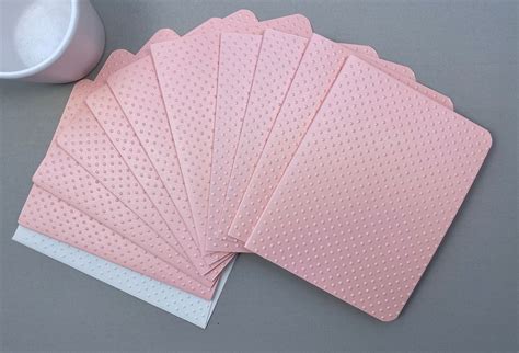 Polka Dot Note Cards Pearlized Pink Note Cards Hand Etsy Uk