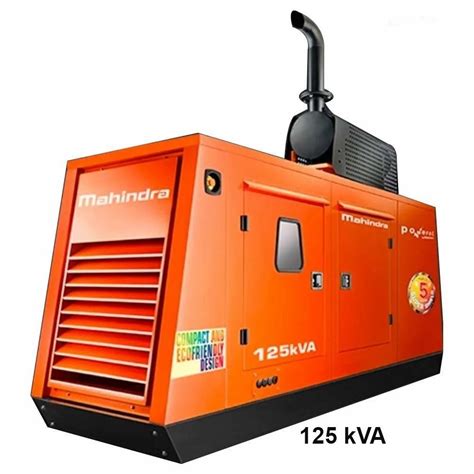 Mahindra 125 Kva Silent Png Generator At Rs 1300000piece Diesel