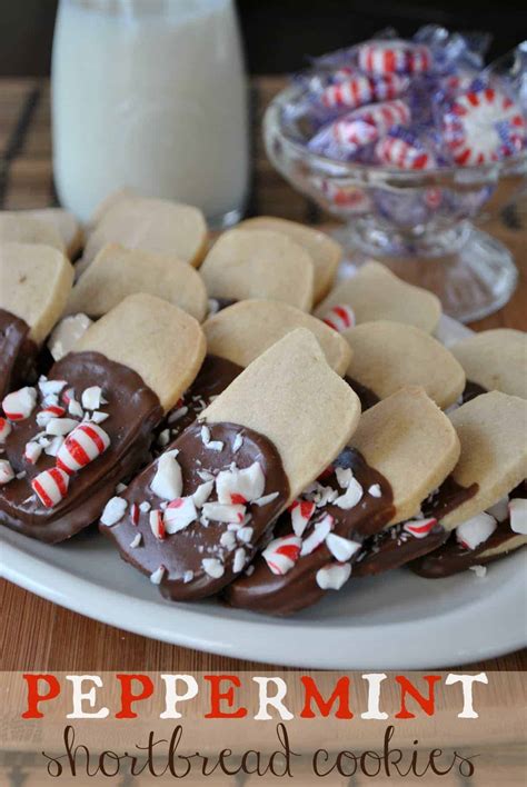 Easy Peppermint Shortbread Cookies Easy Recipes To Make At Home