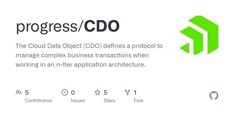 GitHub - progress/CDO: The Cloud Data Object (CDO) defines a protocol ...