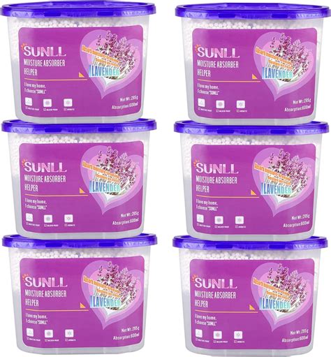 Amazon SUNLL Moisture Absorber Boxes 6 Pack 12 5 Oz 600ML