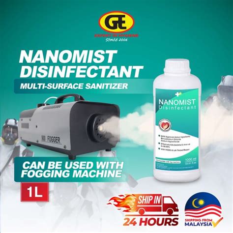 Nanomist Fogging Liquid Sanitizer L Fog Solution Nanomist