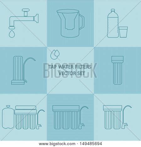 Outline Tap Water Vector Photo Free Trial Bigstock