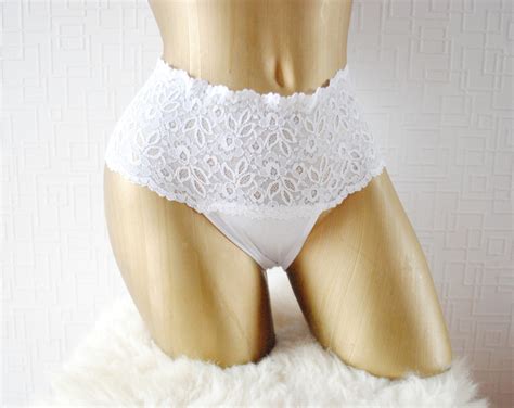 White Lace Panties Wedding Panties Honeymoon Lingerie White