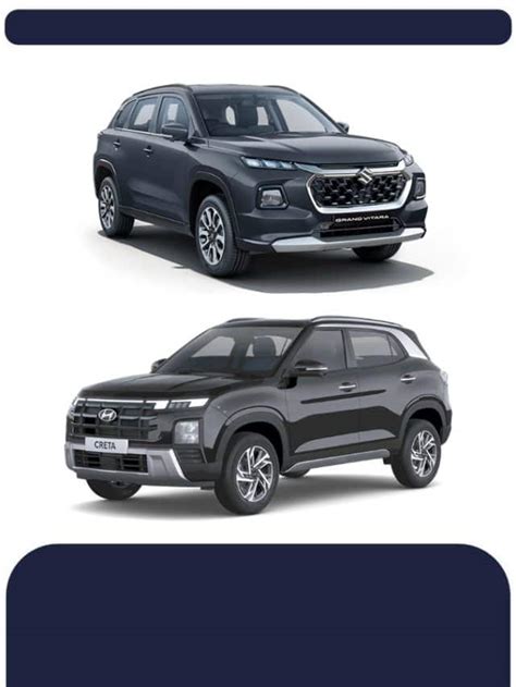 New Hyundai Creta Vs Maruti Suzuki Grand Vitara Hybrid Comparison