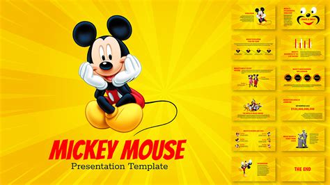 Free Mickey Mouse PowerPoint Template & Google Slides Themes