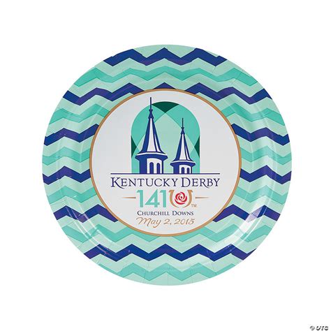 Kentucky Derby Dinner Plates Ct Discontinued