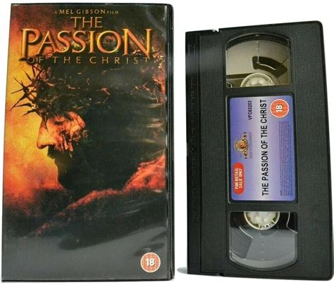 The Passion Of The Christ Vhs Jim Caviezel Monica Bellucci