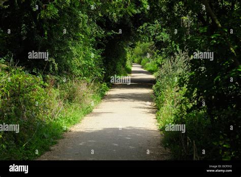 countryside public footpath England uk Stock Photo - Alamy