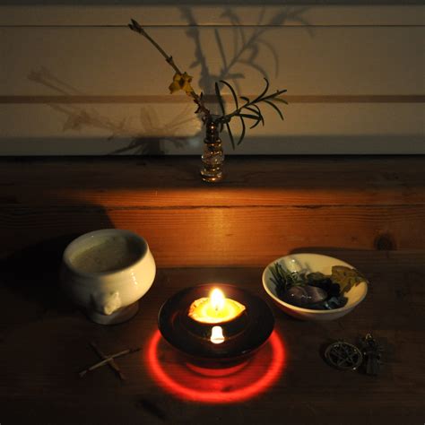 Urban Witchery — Imbolc Altar