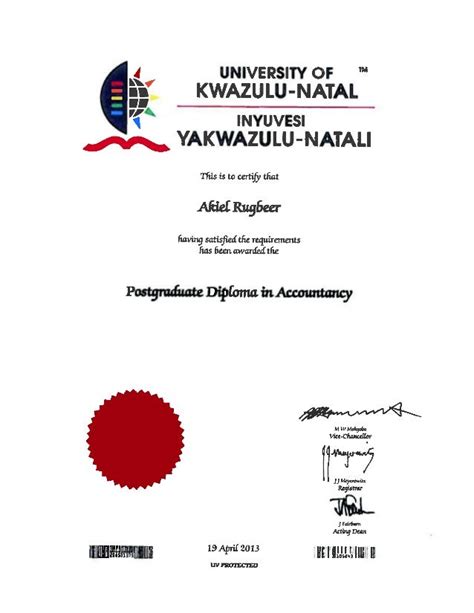 Ukzn Pgda Degree