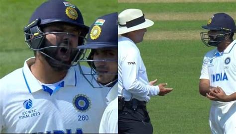 Angry Rohit Sharma S Reaction After Controversial Third Umpire Call To