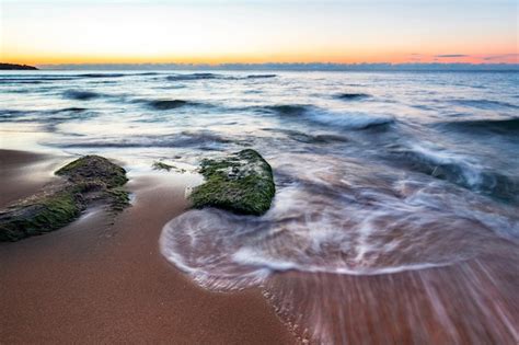 Premium Photo Exciting Long Exposure Sunrise Over The Sea