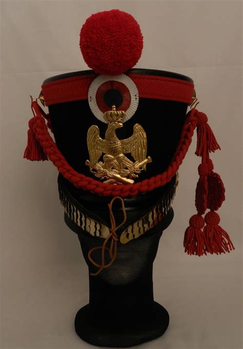 EmpireCostume Shako d artillerie à pied de la garde troupe Empire