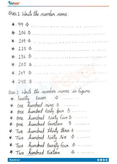 Cbse Class 3 Math Fun With Numbers Worksheet With Solutions