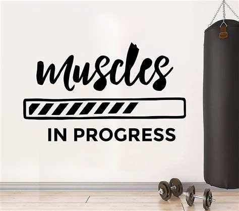 Fitness Decoraci N Arte Citas Gimnasio Pegatinas Fitness Wall Etsy