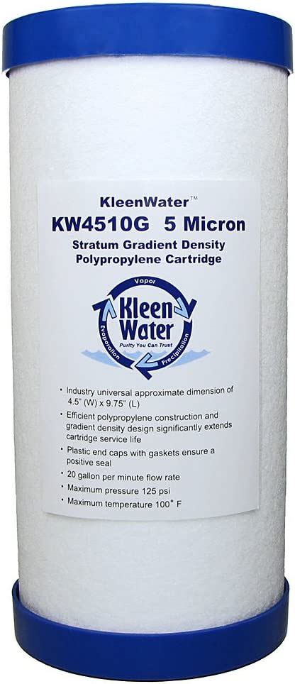 Amazon Kleenwater Kw G Meltblown Dirt Rust And Sediment Water