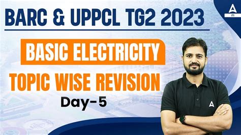 Barc Recruitment Uppcl Tg Basic Electrical Topic Wise