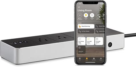 Eve Energy Strip Apple HomeKit Smart Home Triple Outlet Power Meter