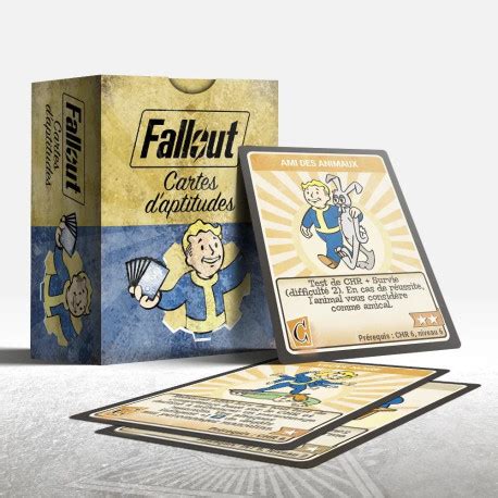 Cartes d Aptitudes Fallout Le Jeu de rôle officiel