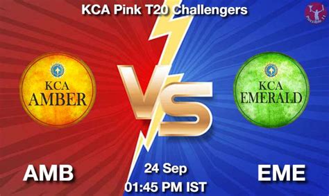 Amb Vs Eme Dream Prediction Team Live Cricket Sep