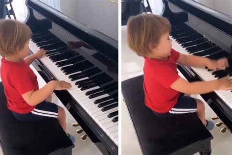 Fofo Andressa Suita Mostra Filho Samuel No Piano Do Pai Gusttavo Lima