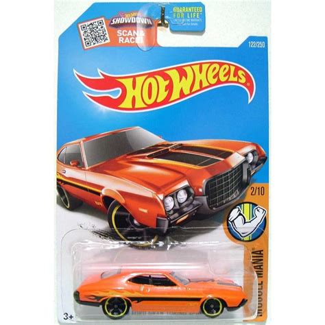 HOT WHEELS ミニカー 72 Ford Gran Torino Sport オレンジ マテル社 dhr33d9b0l