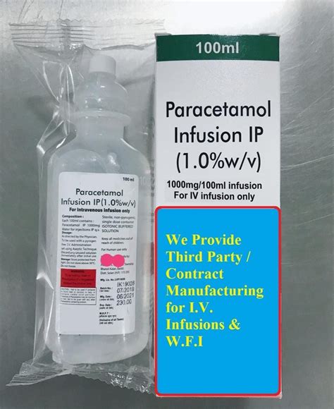 Paracetamol Infusion Pcm Infusuon Latest Price Manufacturers Suppliers