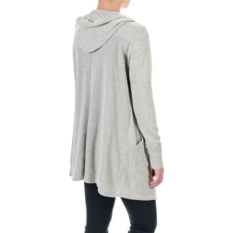 Allen Allen Hooded Cardigan Sweater For Women Save 78