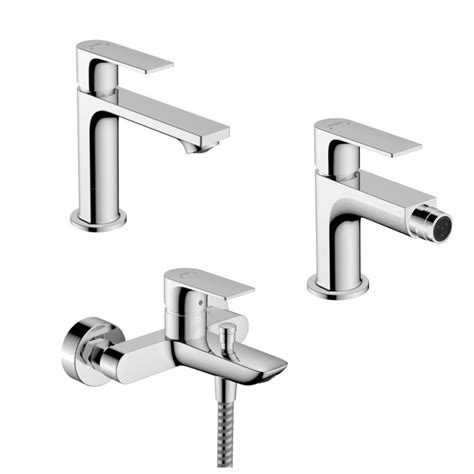 Set Miscelatori Hansgrohe Rebris E Lavabo Bidet Ed Esterno Vasca