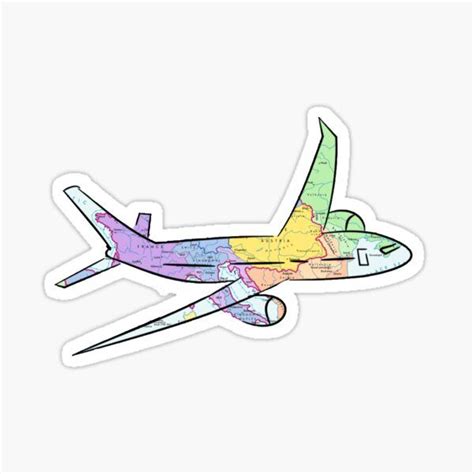 Plane Stickers For Sale Travel Stickers Stickers Coloring Stickers