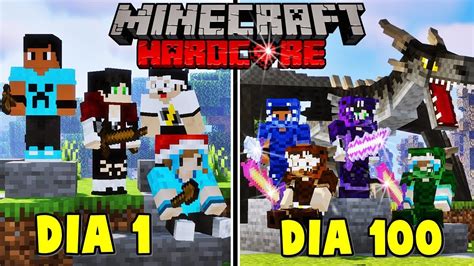 Sobrevivi Dias Em Um Mundo De Drag Es No Minecraft Hardcore