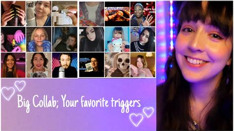 ⭐asmr Big Anniversary Collab Your Favorite Triggers 💖 Youtube