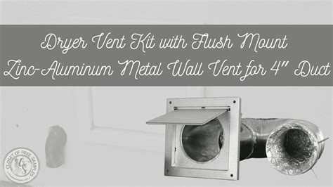 Famco Dryer Vent Kit With Flush Mount Review Sponsored Review